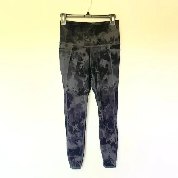 Danskin Ladies' High Rise Brushed Legging Gray Marble Size S - Picture 3 of 6